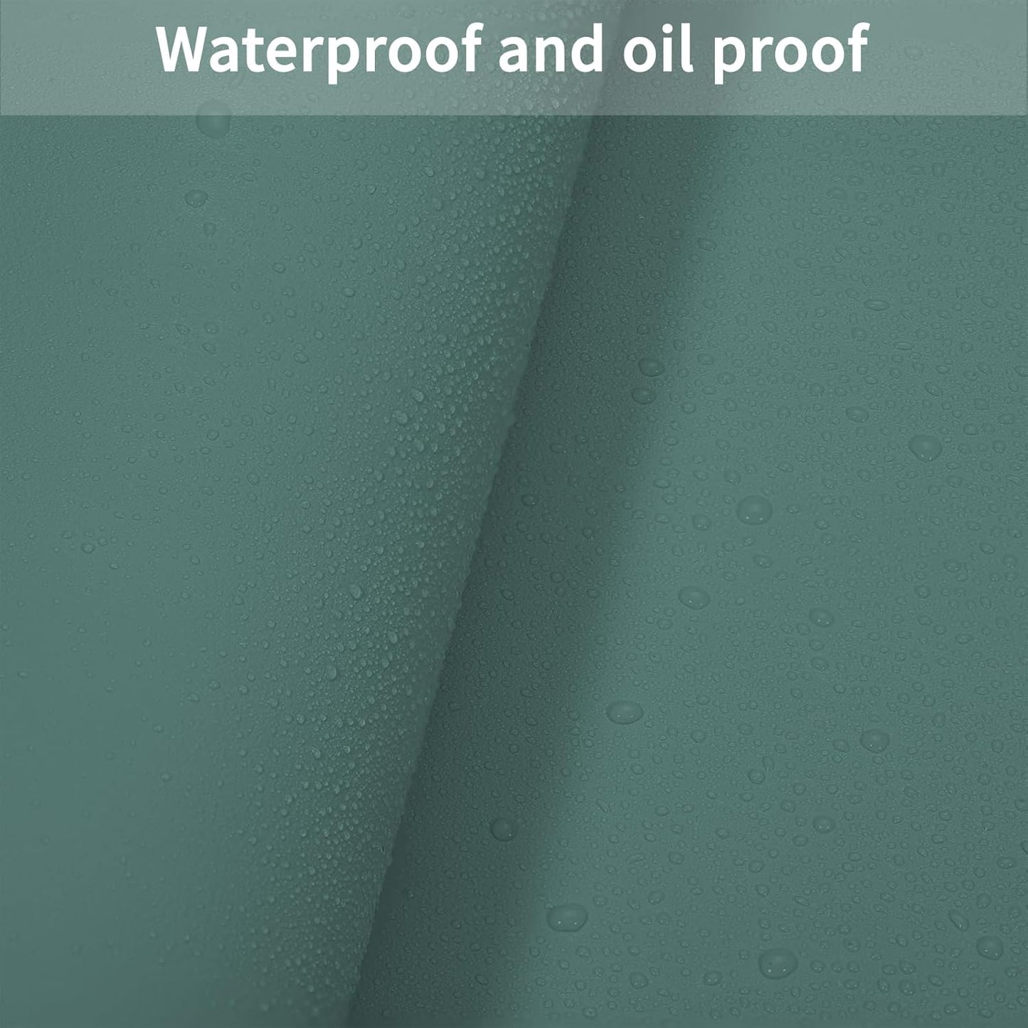 Leather Table Cover,1.8mm Thick,24x60 Inch Desk Cover,Large Desk Mat,Table Protector,Table Cover Protector,Desk Protector,Table Pad,(Aqua Blue+Gray,24x60)