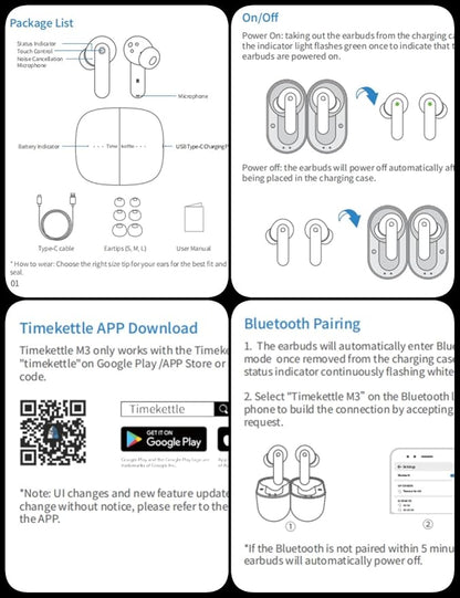 Timekettle WT2 Edge W3 Translator Device,Bidirection Simultaneous Translation, Translator Earbuds with 40 Languages, Real time Translator,Fast Reaction with Revolutionary Al Tech, Online Version