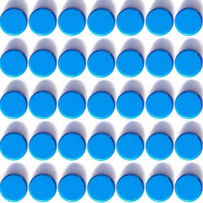 ZDZBLX Fridge Magnets Refrigerator Magnets, 40 Pcs Magnet Strong Magnets Small Magnets for Whiteboard, Heavy Duty Magnets Mini Magnets Cute Magnets Round Magnets for Fridge,Locker,Kitchen,Office, Blue