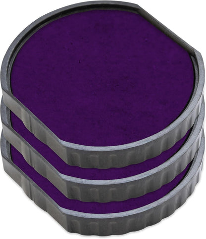 COLOP E/R40 Non-Toxic, Water Based Premium Replacement Pad for Printer R40 Stamp - Pack of 3 - Purple