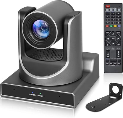 PTZ Camera, 30X SDI Camera Support Optical Zoom Video and POE with Network IP Live Streaming, Simultaneous 3G-SDI and USB Video Output, for Conferences, Church, Teaching