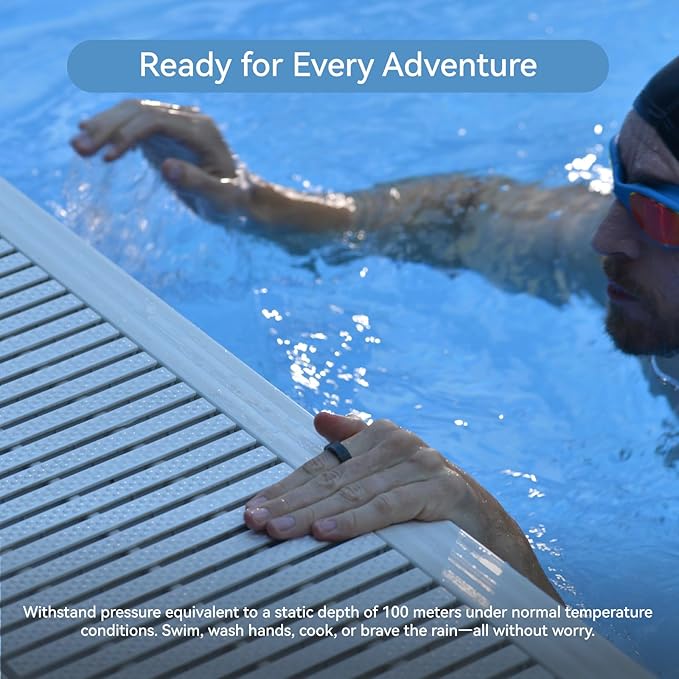 RingConn Gen 2, World’s First Smart Ring with Sleep Apnea Monitoring, No APP Subscription, 12-Day Battery Life, Stress/Heart Rate/Women's Health Tracker, Android & iOS Compatible (Rose Gold, Size 10)