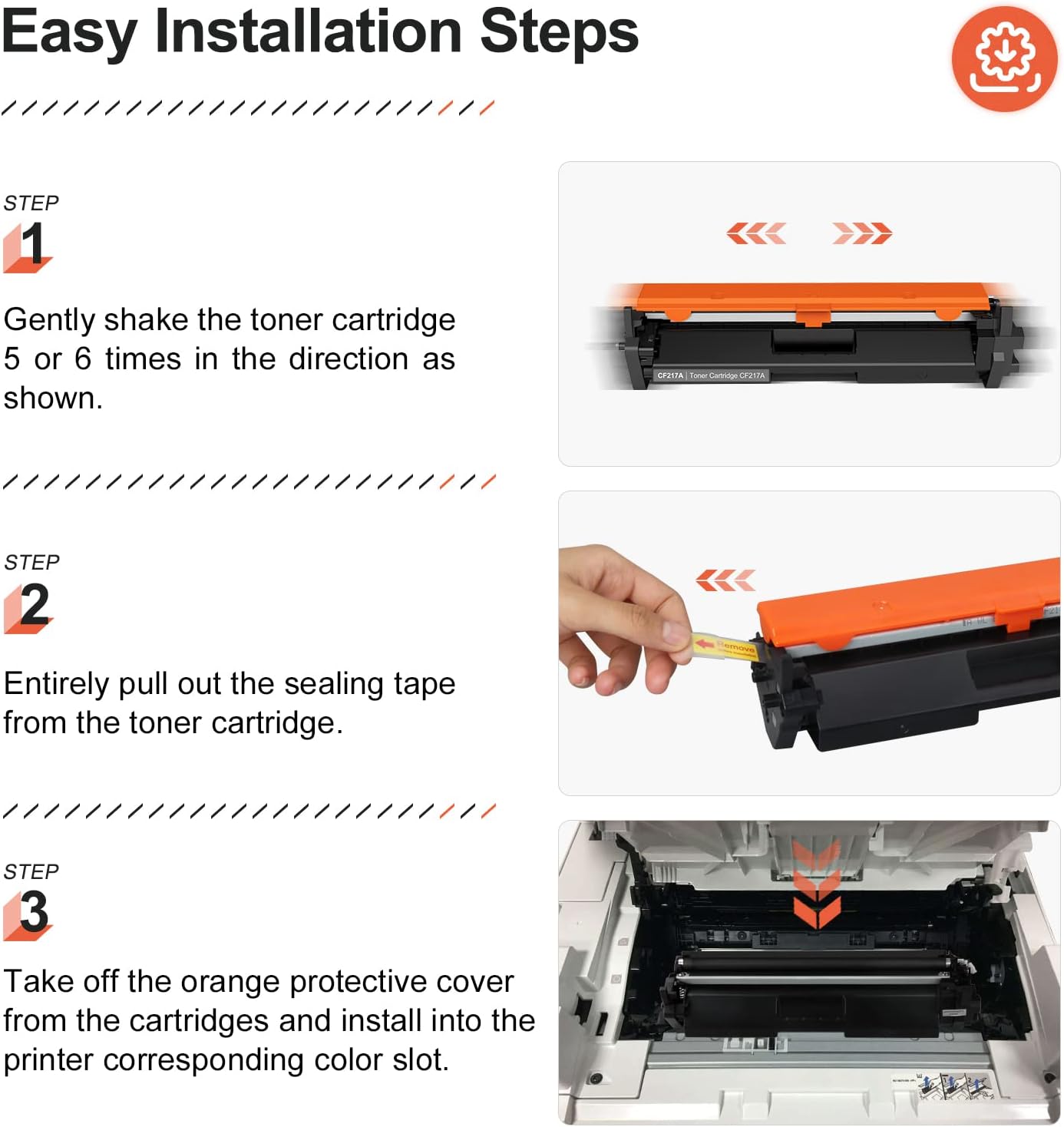 v4ink Compatible Toner Cartridge Replacement for HP 17A CF217A with Laserjet Pro MFP M130nw M130fn M130fw M130 M130a M102 M102a M102w Printer (Black, 2-Pack)