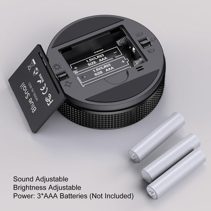 BlueSnail Kitchen Timer with LED Digital Display Smart Efficana for Home Classroom Gym Office, Volume and Brightness Adjustable Productivity Timer