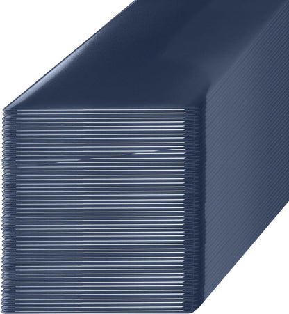 Certificate Holders 8.5"x11" Graduation Diploma Cover Document Leather Folders,Navy Blue-100 Pack