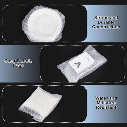 5 Pack 26 * 30 Inch Extra Large Bubble Pouches Clear Bubble Pouch Wrap Bags for Packing Shockproof Cushioning Wrap Bag for Shipping Moving Fragile Dishes China Plates Painting Fragile Items