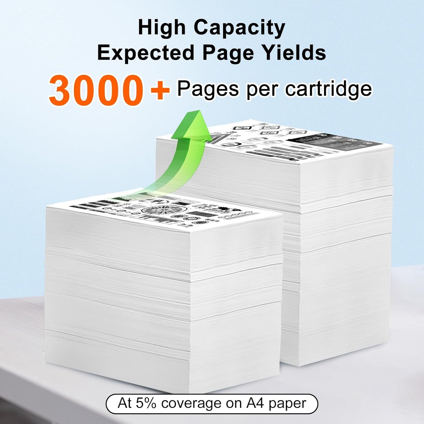 TN760 Toner Cartridge Replacement for Brother TN760 TN-760 TN730 TN-730 Black Toner for HL-L2350DW HL-L2370DW HL-L2395DW MFC-L2710DW MFC-L2750DW DCP-L2550DW Printer (2 Pack)