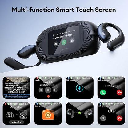 PAXA Ai Translator Earbuds 3-in-1 135 Language Translator Earbuds Bluetooth 5.4 Translation Headphones 4 Translation Modes Long Battery Life for Business Travelling,Black