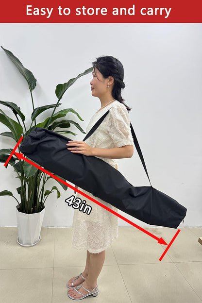 Projector Screen with Stand Outdoor 100 inch 4K HD 1.5-Gain Wrinkle-Resistant Movie Screen, 160° Viewing Angle, Projection Screen for Movie Night and Indoor 【100in】