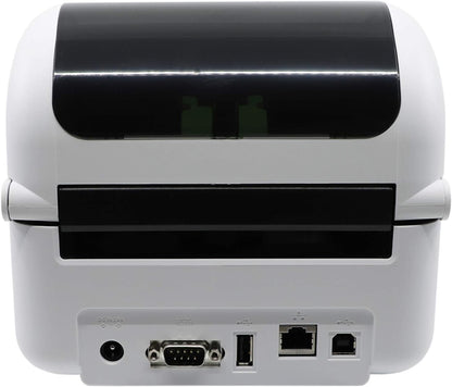 Brother TD-4550DNWB 4-inch Thermal Desktop Barcode and Label Printer, for Labels, Barcodes, Receipts and Tags, 300 dpi, 6 IPS, Standard USB and Serial, Ethernet LAN, Built-in Wi-Fi and Bluetooth,White