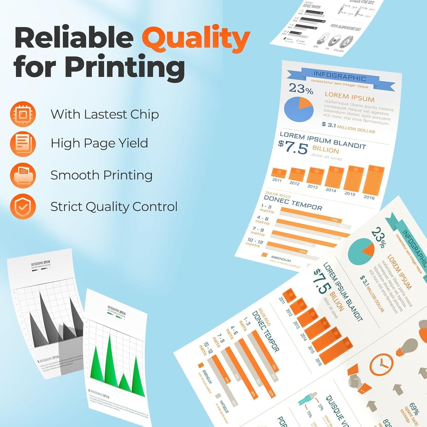 206A Toner cartridges Black for Color Laser Jet Pro MFP M283fdw M283cdw M255dw M255nw M283fdn M282nw