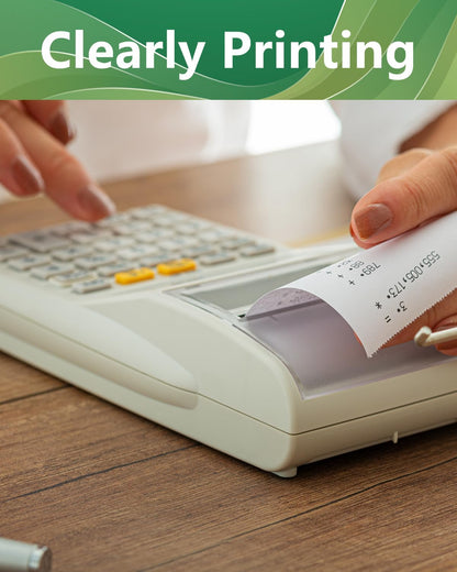 5 Packs IR40T Calculator Ink Roller Printer Ribbon IR-40T CP13 MP-12D PR-42 IR-40T, Black & Red Compatible with Casio HR-100TM HR-150TM HR-170RC, Sharp EL-1750V EL-1801V