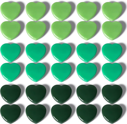 30PCS Heavy Duty Fridge Magnets - Small Cute Refrigerator Magnets for Whiteboard, Lockers & Kitchen, Cute Strong Magnets - Mini Decorative Magnet for Home, School, Office, Crafts,Locker (Green)