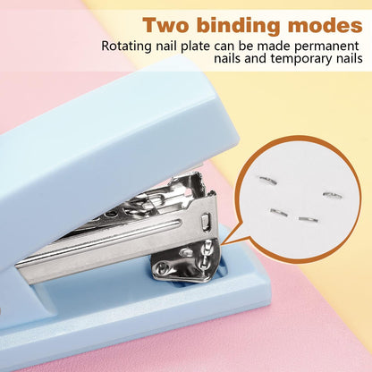Tamaki Stapler, Office Stapler, Small Staplers for Desk, Blue