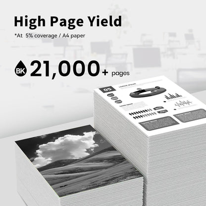 24B6887 M3250 XM3250 Toner Cartridge Black (with Chip) Replacement for Lexmark 24B6887 Toner Cartridges for Lexmark M3250 XM3250 Printer Ink (1 Pack, 21,000 Pages)