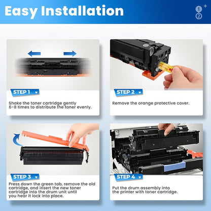 410A Toner Cartridges Color Laser Jet Pro M452 MFP M477 M377 series Compatible for HP 410A 410X Toner Cartridges 2 Pack for HP410A for Color Pro M452dw M452nw MFP M477fdw M477fnw M452dn M377dw M477fdn