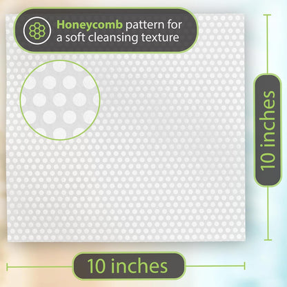 Alcala Deodorizing Body Wipes Individual Shower Wipes 100% Pure Biodegradable Bamboo Wet Wipes with Aloe Tea Tree Adult Body Wipes for Women & Men Ideal for Camping Hiking, Hospitals & Gym (330 Pack)