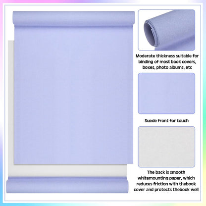 4 Pcs Book Cloth Bookcover Fabric Surface with Paper Backed Book Binding Cloth Fabric Book Cover for Scrapbooking Album DIY Craft Supplies Home, 4 Colors(Morandi Color,40 x 16 Inches)