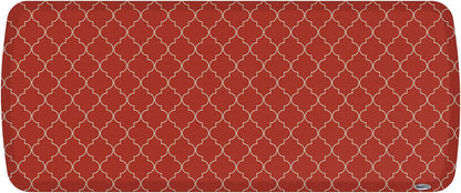 GelPro Elite Premier Anti-Fatigue Kitchen Comfort Floor Mat, 20x48", Lattice Garnet Stain Resistant Surface with therapeutic gel and energy-return foam for health & wellness