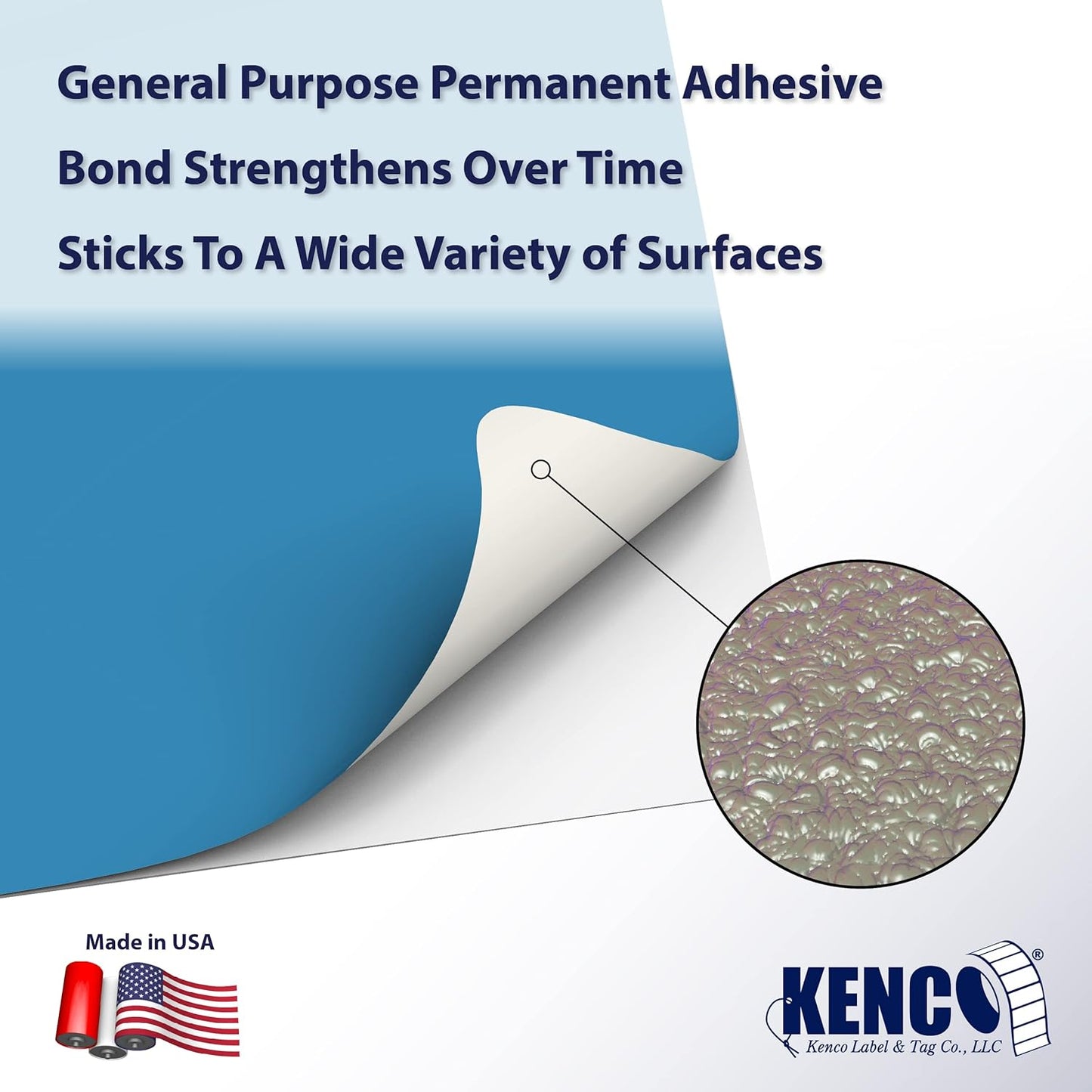 Kenco Color Coding 3 X 5 Rectangle Labels, Inventory Control Stickers 500 Labels Per Roll, Made in The USA (12 Pack Mix-n-Match)