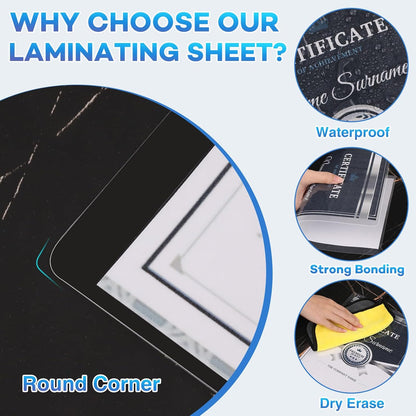 600 Pack Laminating Sheets, Holds 8.5 x 11 Inch Sheets, 3 mil, 8.9" x 11.4" Thermal Laminating Pouches Lamination Sheet Paper for Laminator, Clear, Letter Size, Office and School Supplies