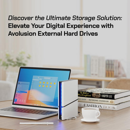 Avolusion PRO-H1 4TB 7200RPM USB 3.2 Gen2 (10Gbps) External Hard Drive (for Windows or MacOS Desktop PC/Laptop) (Renewed)