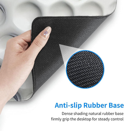 Golf Ball Mouse Pad, Golf Large Big Gaming Mouse Pad Desk Pad, Mousepad with Non-Slip Rubber Base, Extended XXL Mouse Mat for Computer Laptop Office Accessories