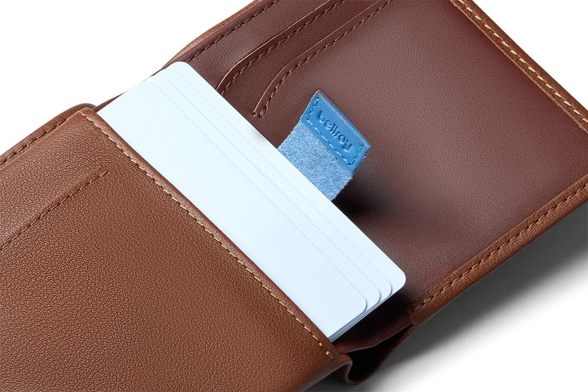 Bellroy Note Wallet (Slim Leather Bifold Design, RFID Blocking, Holds 4-11 Cards, Coin Pouch, Flat Note Section)