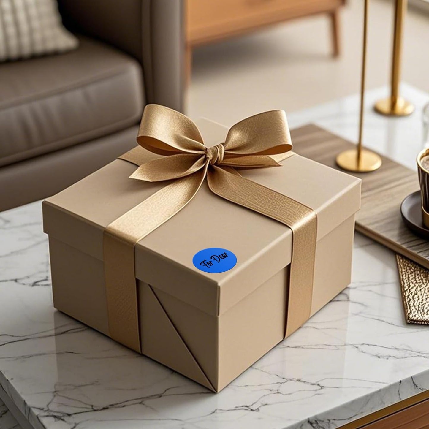 1000 PCS Colored Dot Stickers 1.5 Inch Vinyl Blue Circle Labels Removable Waterproof Color Coding Round Sticker for Office Inventory Organize