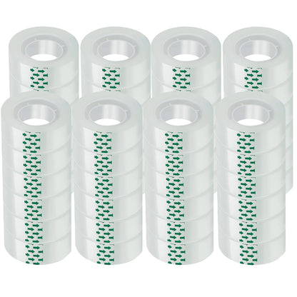 48 Rolls Transparent Tape Refills Rolls Each Rol 1 inch Corel 3/4 x 900 Inches,for School,Office, Home.