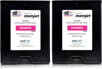 Quadient Memjet M5K250-N Compatible High Capacity Magenta Printer Ink Tank (500ml) - Printer Ink Cartridge for Mach Series Quadient & Hasler Printers - Fade-Resistant Replacement Inkjet Printer Ink