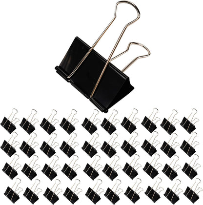 Jumbo Binder Clips 2.4 Inch, Extra Large Binder Clips 42 Pack, Heavy Duty Office Paper Clamps for Paper, Documents, School & Office Supplies