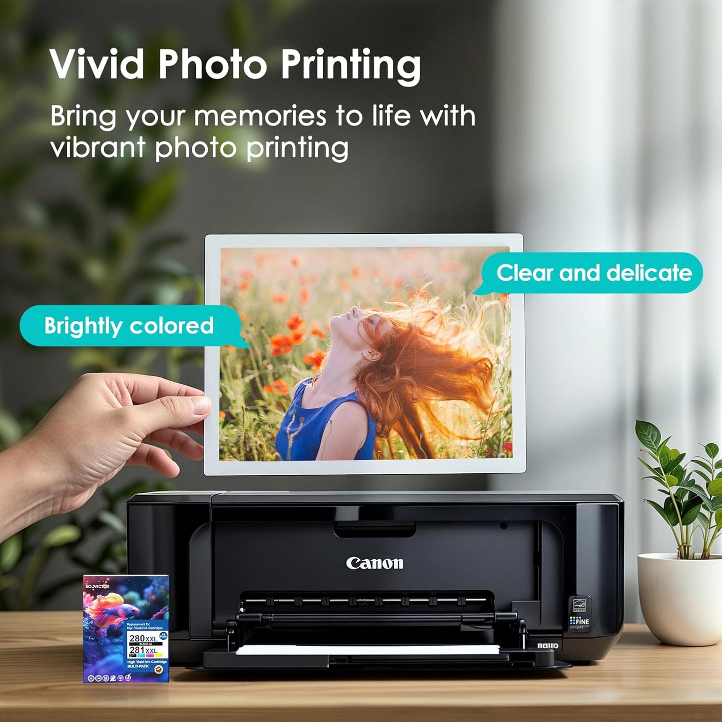 10 Pack 280 281 XXL Ink Cartridges Replacement for Canon 280XL 281XL Ink Cartridges PGI-280XXL CLI-281XXL for TR8620a TR8520 TR8620 TR8600 TR7520 TS6120 TS6220 TS9120 TS6320 TS8220 Printers