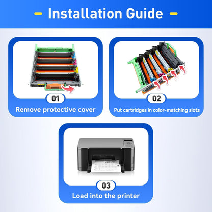DR310CL DR-310CL Drum Unit Compatible Replacement for Brother HL-4150CDN HL-4570CDW HL-4570CDWT MFC-9460CDN MFC-9560CDW MFC-9970CDW Printer Ink Toner Cartridge TN315 TN310 Copier Scanner High-Yield