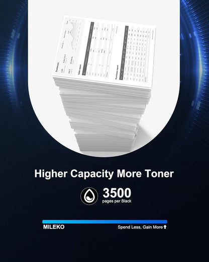 30X High Yield Black Toner Cartridge Compatible Toner Cartridge Replacement for HP 30X 30A CF230X CF230A Compatible with HP Laserjet Pro MFP M203dw M227fdw M227fdn M203d M203dn M227sdn, 2 Pack (Black)