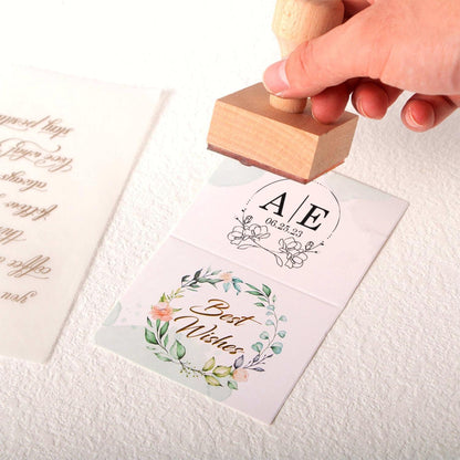 Custom Logo Text Stamp - Personalized Stamp Clearly Impressions on Various Surfaces Custom Stamp for Business Logo Branding or Crafting Needs