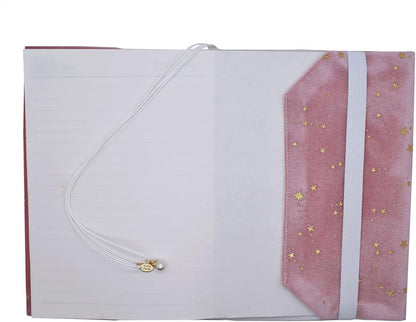 BLBMH A5 Book Covers for Paperbacks Book Cover for Privacy Fit for 5.5x8.3 inch Adjustable Book Sleeve Cover for Women Over 15 Diary Softcover Protector for Notebook - Velvet Pink