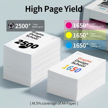 936XL 936 Ink Cartridges for HP Printers Replacement for HP 936 Ink Cartridges Combo Pack (4-Pack) - High Yield Compatible for HP Officejet Pro 9125e 9120e 9730e 9135e