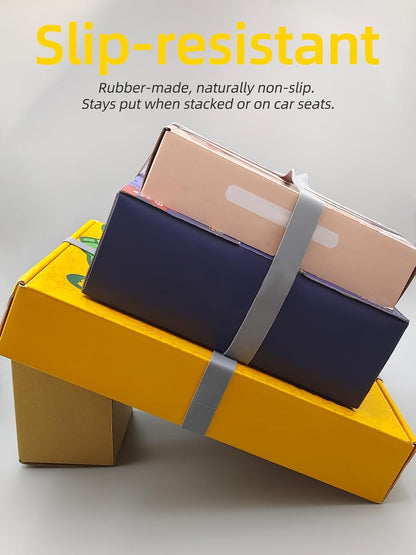 12 Inch H Silicone Rubber Bands for Board Game, Books, Cameras, Cooker, Board Game Rubber Bands, Board Game Box Bands, Elastic, Gray, 5 Pcs