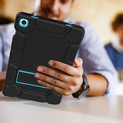 Rantice Case for Samsung Galaxy Tab A9+ 11”, Heavy Duty Shockproof Rugged Protective Case with Kickstand for Samsung Galaxy Tab A9+ / A9 Plus 11” 2023 (SM-X210/X216/X218),Black+Blue