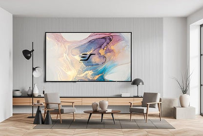 Elite Screens Aeon CineGrey 3D, 135" Fixed Frame CLR/ALR Projector Screen 16:9, Standard Throw Projection, Edge Free Ceiling & Ambient Light Rejecting, Wall-Mounted, for Movie Home Theater, AR135DHD3