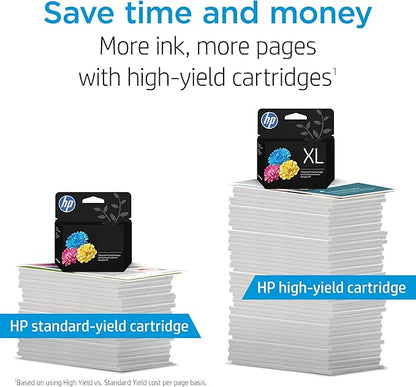 HP 67 Tri-Color Ink Cartridge | Works with DeskJet 1255, 2700, 4100 Series; Envy 6000, 6400 Series | Eligible for Instant Ink | 3YM55AN | Packaging May Vary