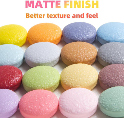 16/9-Piece Cute Colorful Fridge Magnets – Glossy & Matte Finish Refrigerator Magnets for Whiteboard, Locker, Kitchen, Office – Strong Decorative Magnetic Stickers (16 Colors, Multi-Pack)