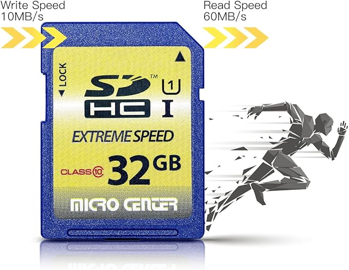 INLAND 32GB Class 10 SDHC Flash Memory Card Standard Full Size SD Card USH-I U1 Trail Camera by Micro Center (10 Pack)