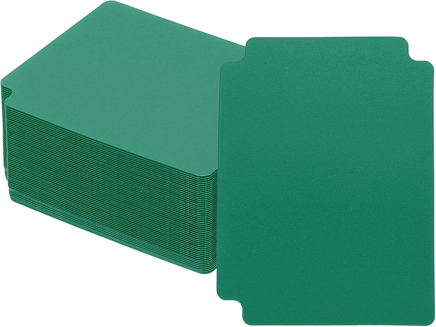 PATIKIL Trading Card Dividers, 50 Pcs Index Card Football Card Sorter Storage Boxes Organizer Tray Accessories for Sports Game Baseball Card, Dark Green