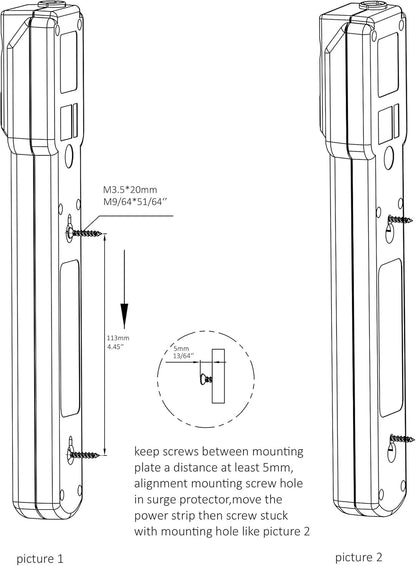 Amazon Basics Surge Protector Power Strip, 6-Outlet with 200J Protection, 2ft Extension Cord, Rectangle, White (20 Pack)