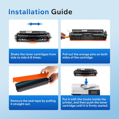 304A Toner Cartridge Replacement for HP 304A for Canon 118 CP2025DN CM2320N CM2320NF CM2320FXI MFP MF8580CDW MF8350CDN MF8380CDW MF726CDW LBP7660CDN LBP7200CDN Printer (Black, Cyan, Magenta, Yellow)