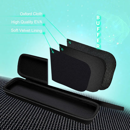 XANAD Black Case for Brother DS-640 or DS-740D or DS-940DW or DS-720D or Doxie Go SE Wireless Document Photo Scanner