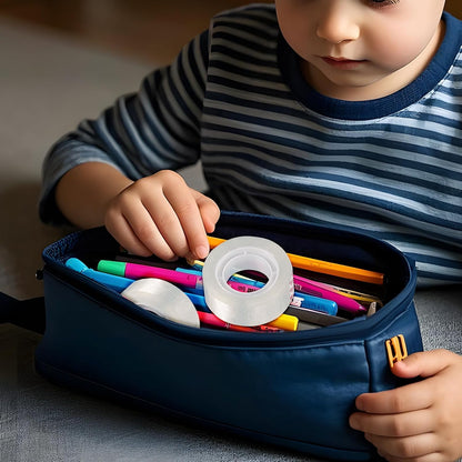 12 Rolls Transparent Tape - Perfect for Wrapping Gifts, Office Supplies, Home Use - Each Roll 0.71 Inch x 1000 inches (6PCS Transparent+6PCS White)