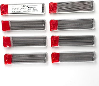 Mechanical Pencil Lead Refills, 0.7mm HB, 480 Pieces, 60mm Length